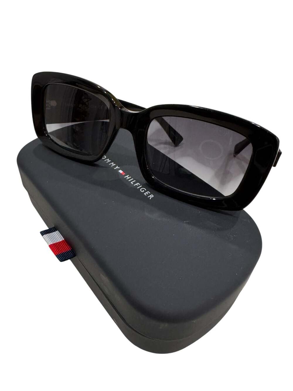 Tommy Hilfiger Rectangular Sunglasses w/ Original Case
